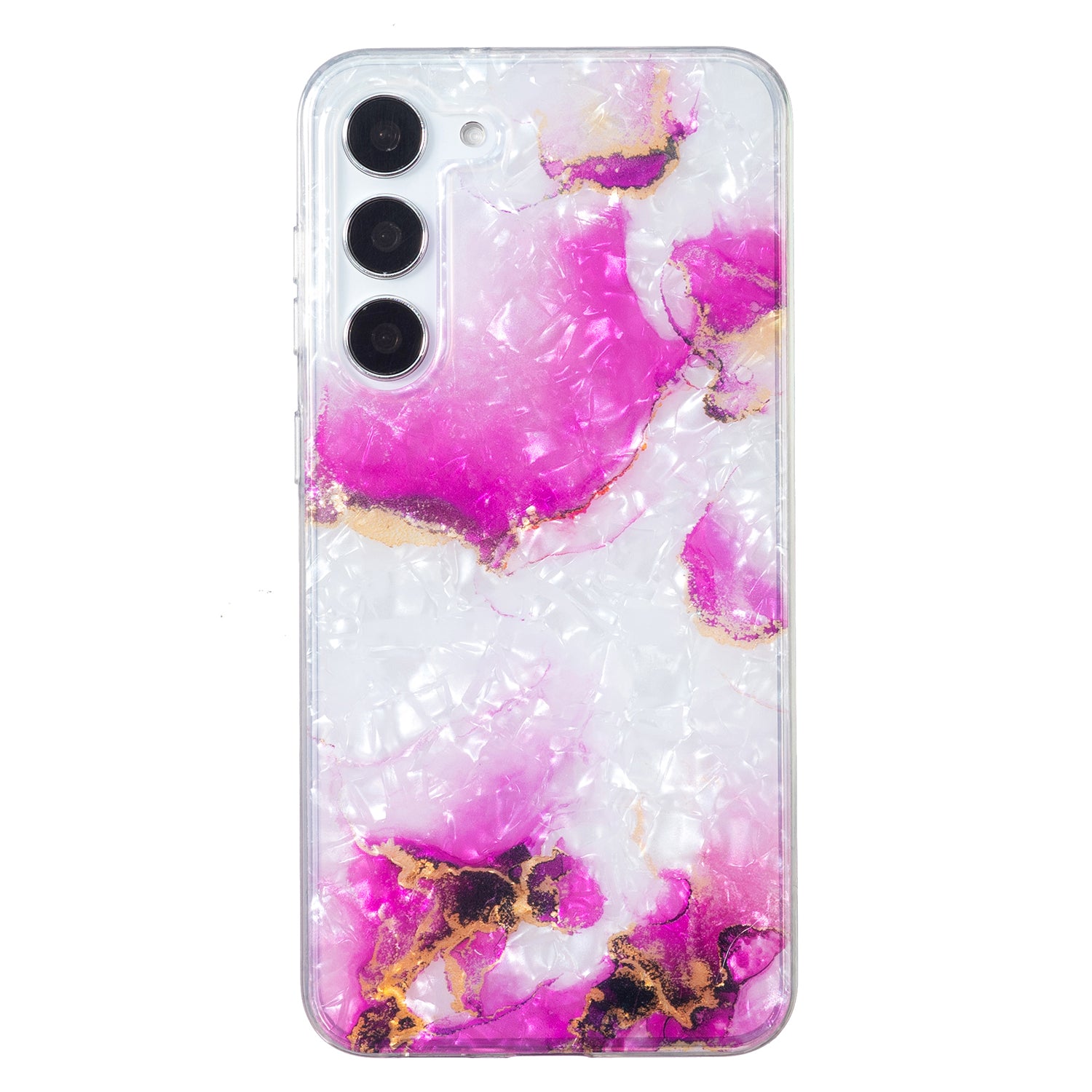 For Samsung Galaxy S23 Soft TPU Phone Case Shell Pattern Marble Flower IMD Cover For Samsung Galaxy S23 Soft TPU Phone Case Shell Pattern Marble Flower IMD Cover
